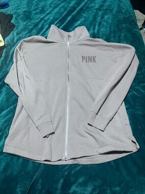 PINK Victoria's Secret Brown Zip-Up Jacket